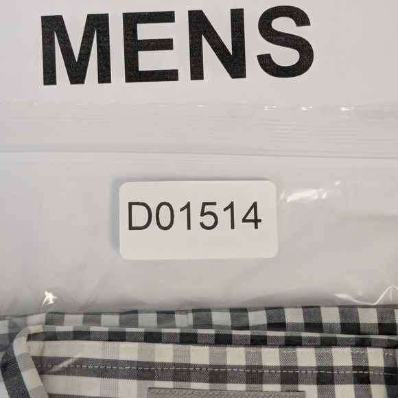 Express Shirt Mens Large Gray Black Plaid Button Up Long Sleeve Classic Style - Picture 10 of 10